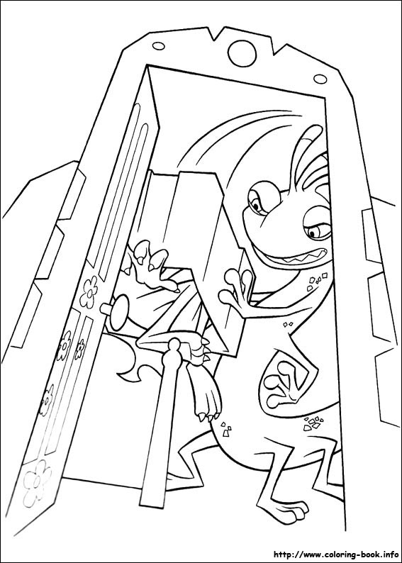 Monsters, inc. coloring picture